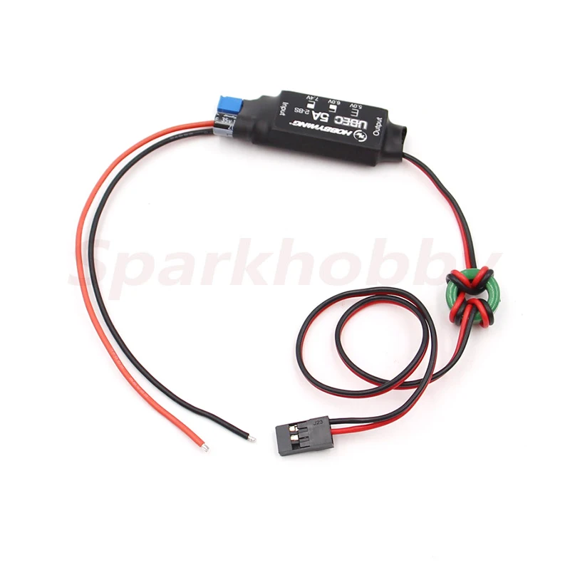 Hobbywing UBEC 3A 2-6S Lipo / 5A 2-8S Lipo Voltage regulation Power Supply Module Antijamming Suitable for RC Fixed Wing Drones