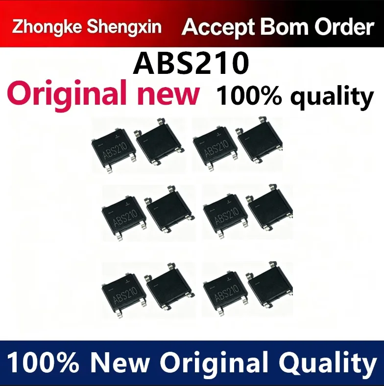 （5pcs-100pcs）ABS220 SMT: SOP-4 bridge stack 1A/2A1000V bridge rectifier