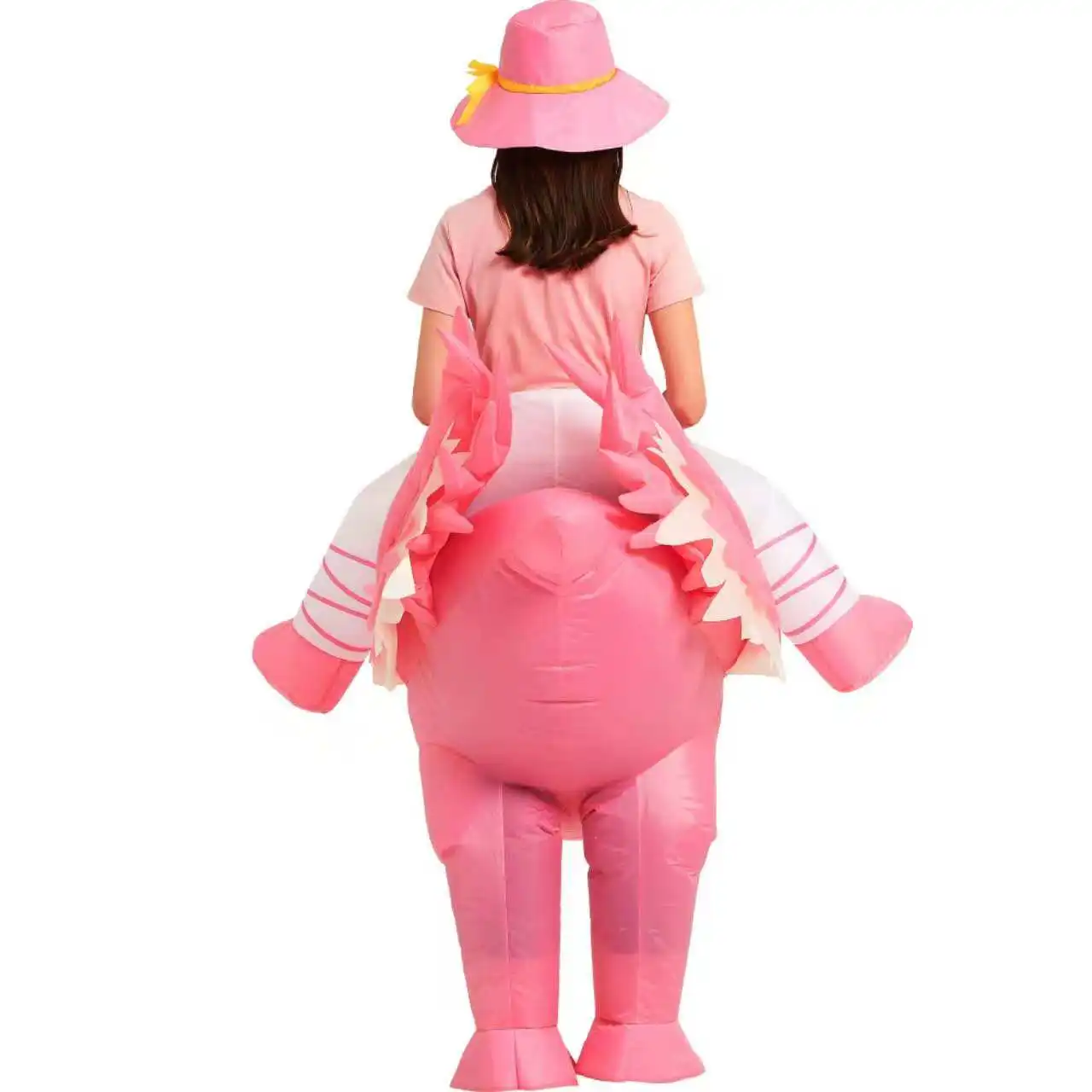 Disfraz inflable para adulto, traje divertido de flamenco, Unisex, para Navidad, Acción de Gracias, carnaval, fiesta, Cosplay