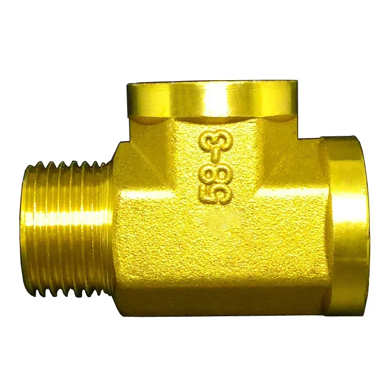 Various Types DN15 1/2" BSPP Male Female Tee 3 Ways Brass Pipe Fitting Connector Splitter Block  Home Garden - view 5
