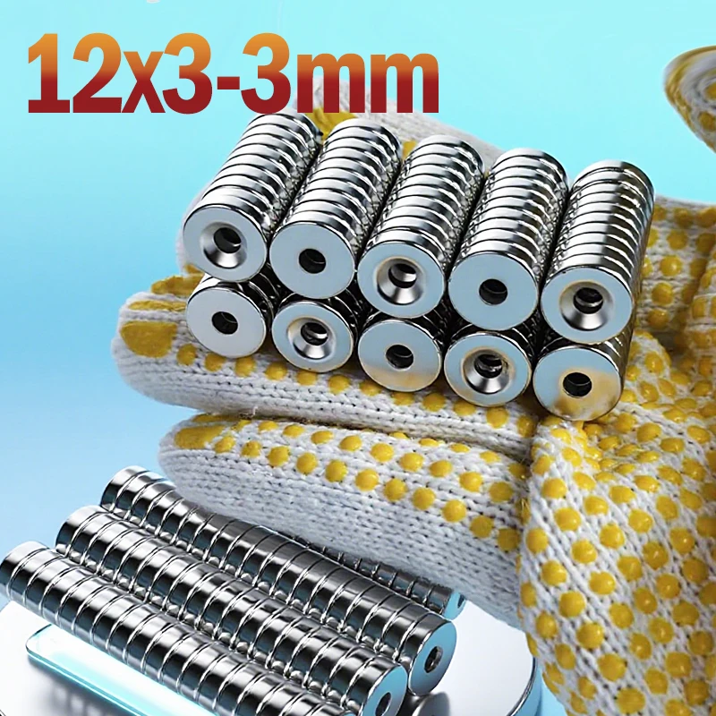 12x3-3mm Magnet N35 NdfeB 5-200pcs Permanent Magnetic Powerful Neodymium Magnet Imanes Round Fridge Magnets 12*3-3 Accessory