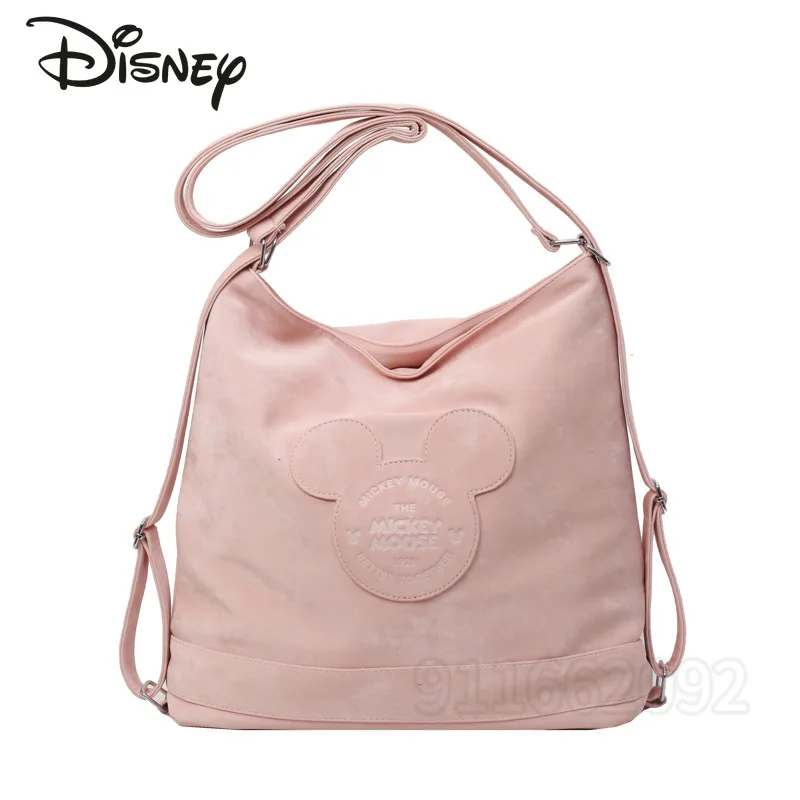 Borsa a tracolla da donna nuova Disney Mickey borsa da donna di moda di marca di lusso zaino da cartone animato di grande capacità multifunzionale