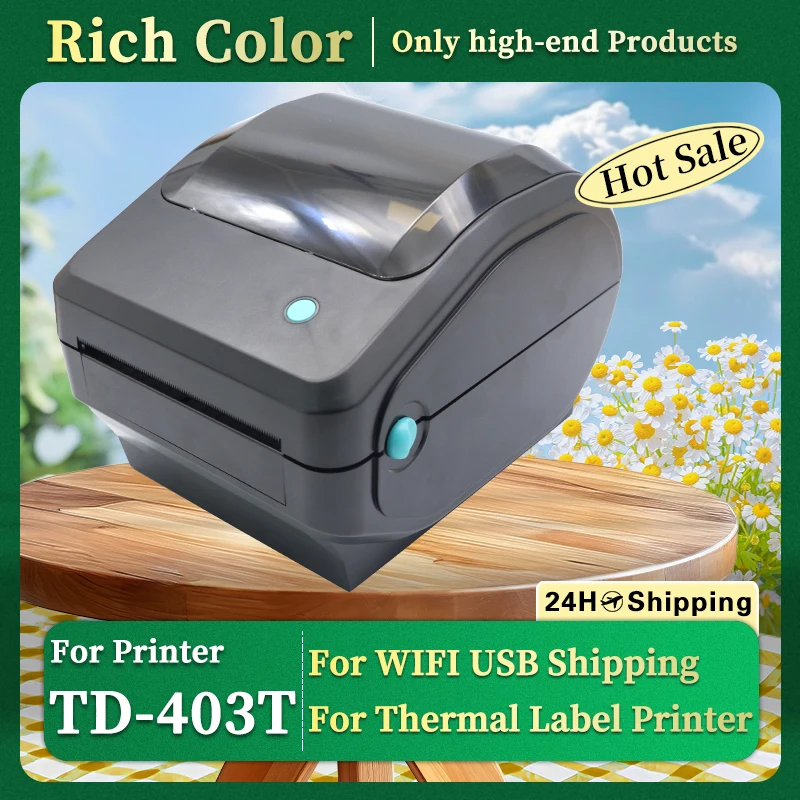 

TD-403T Thermal Transfer Barcode Printer thermal Printer TD403 TD-403