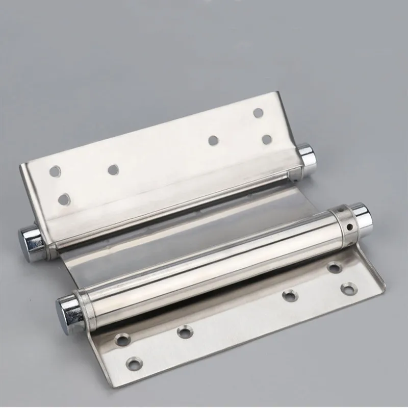 Double open spring 3 inch / 4 inch / 5 inch hinge Stainless steel two way free door hinge hinge cowboy door fence dedicated