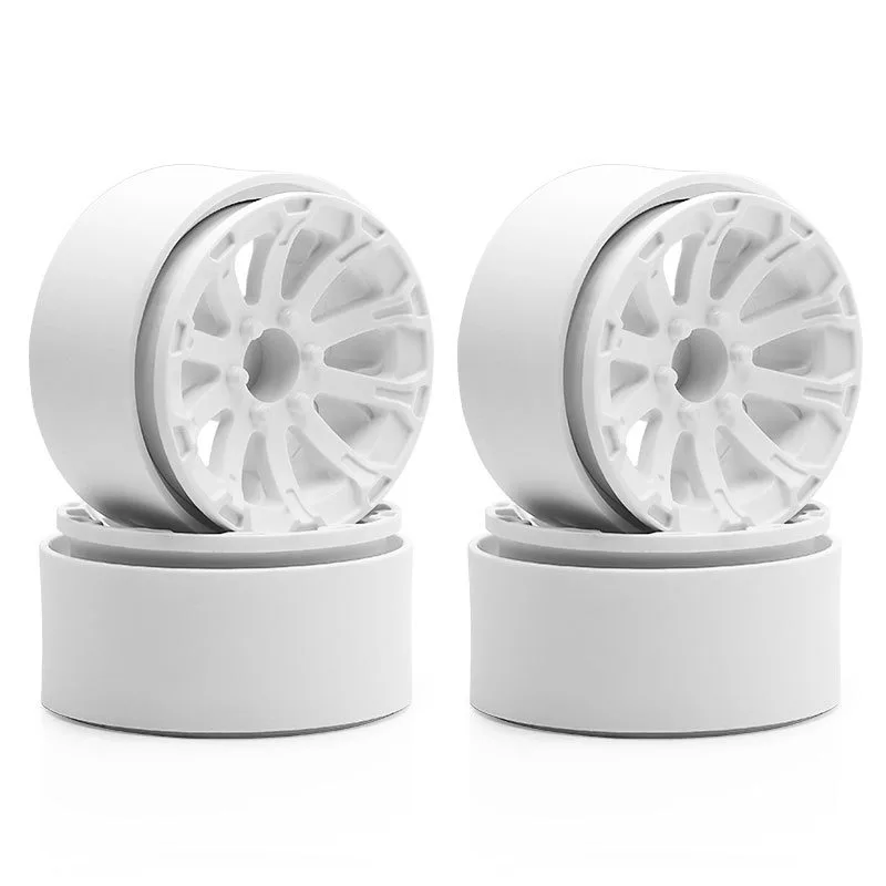 

4PCS Plastic Beadlock 1.9" Wheel Hub Wheel Rim for 1/10 RC Crawler Car Axial