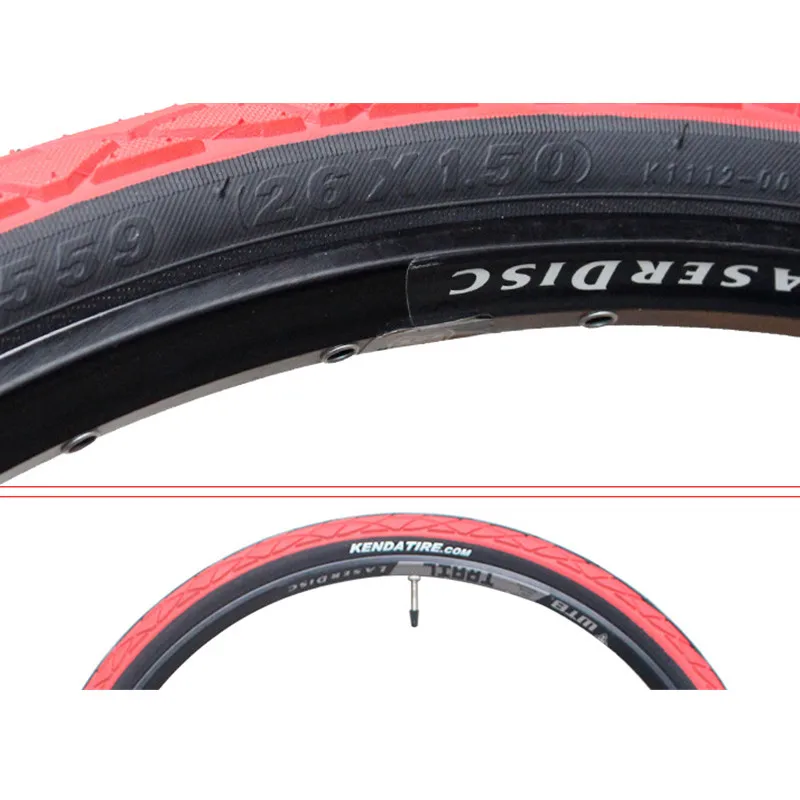 Original Kenda K1112 Mountain Bike Tyre. Bald Tyre Bicycle Tire 26x 1.5 Bike Tire 5 Color Made In Taiwan