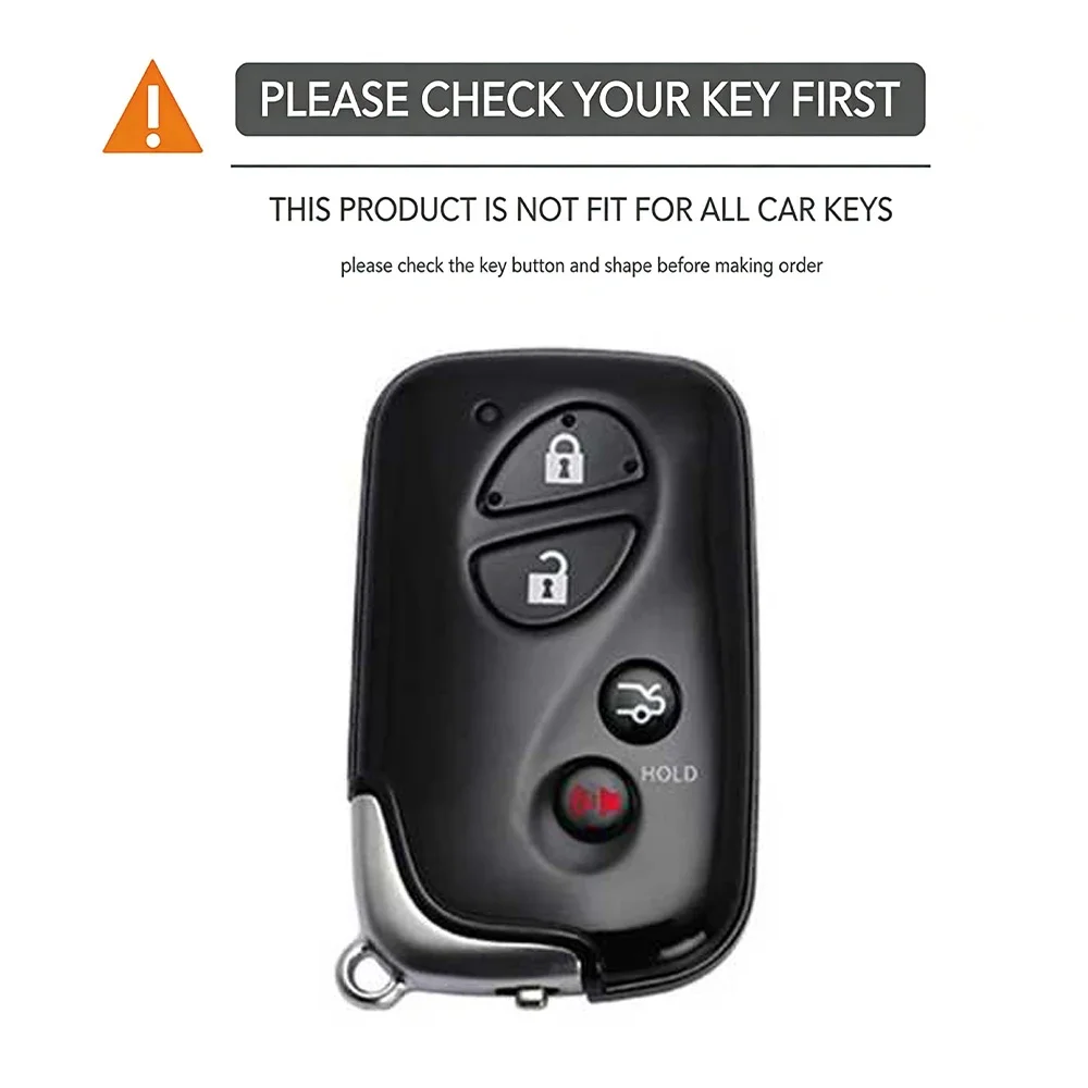 Key Fob Cover Holder For Lexus IS Is250 Ct200h 2015 GX460 GS300 IS220 RX270 RX350 RX300 Rubber Remote Protector Keychain