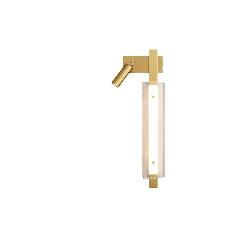 

Designer bedroom bedside wall lamp Rotatable LED reading Italian light luxury background wall lamp