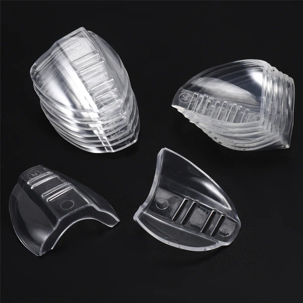 

8 Pairs Safety Eye Glasses Side, Slip on Clear Side Shield for Safety Glasses- Fits Most Eyeglasses(M-L) SSQ