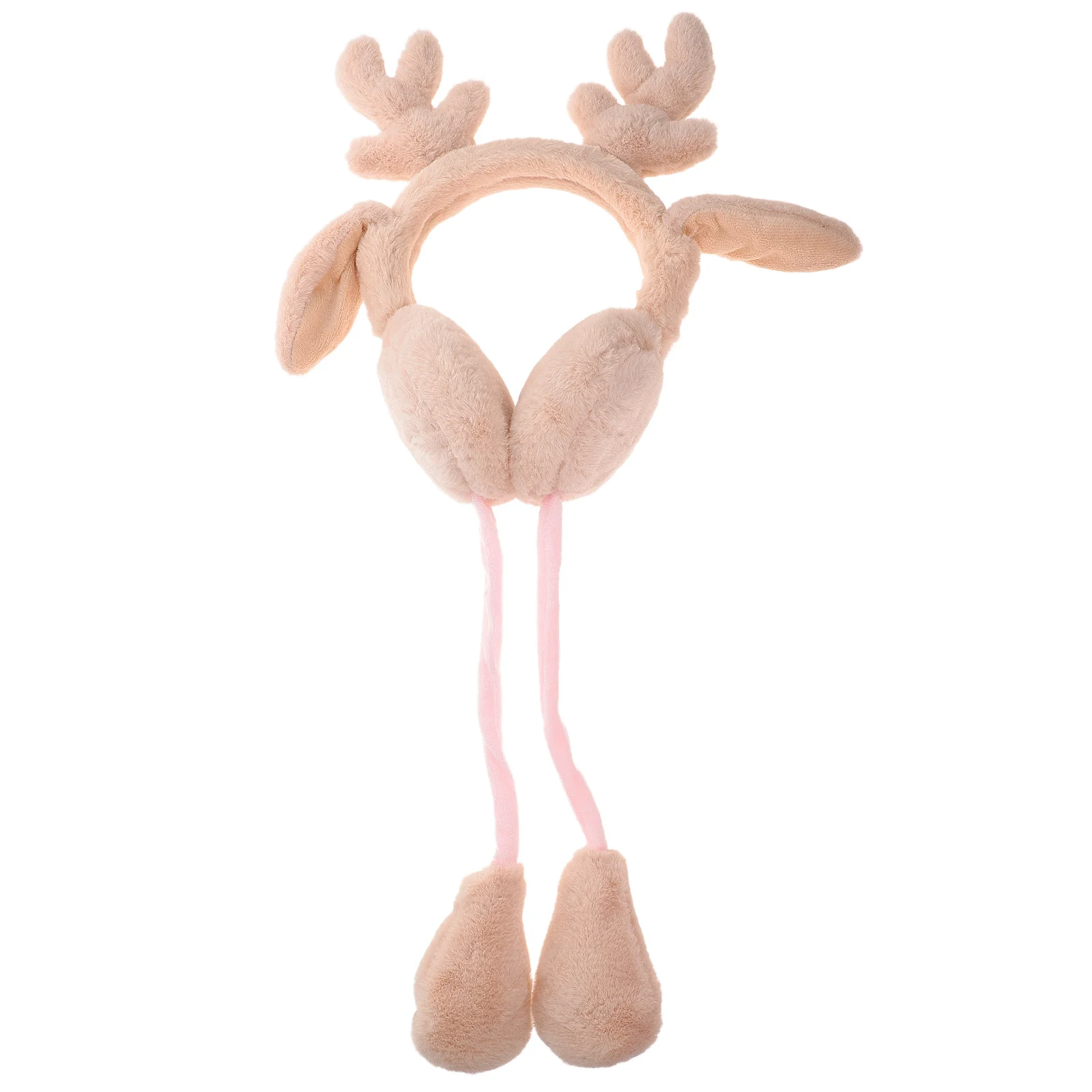 

Warm Earmuff Winter Cover Lovely Protector For Outdoor Camping Hiking Skiing Antler Warmer Reusable Washable Cartoon Ear