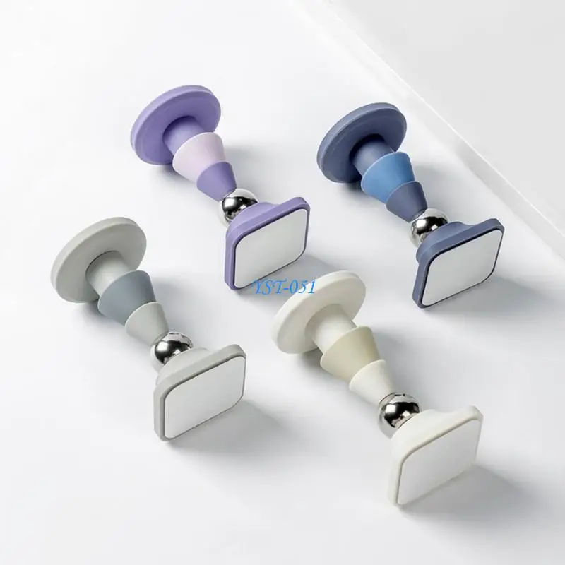 E15A Holiday Holiday Door Holders with Soft PVC Construction Prevents Wall Damage without Tool Suitable for Renters & Homes