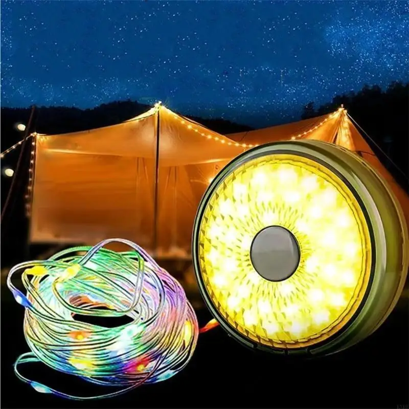 

Многопользовая лагеря Light 8M USB Регаментированная лента Конструкция Портативная пластиковая текстура для палаток садов. kxre