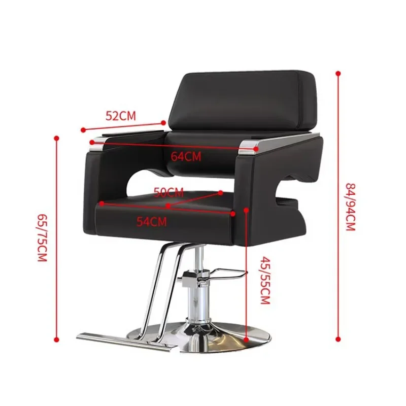 Luxury Comfortable Barber Chair Hair Salon Exclusive Modern Minimalist Salon Chair Professional Friseurstuhl Salon Furniture 5