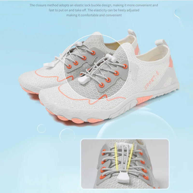 EOCENE Men Women Couple Quick-dry Swimming Beach Wading Fitness Hiking Cycling Fishing Sports Aqua Shoes Outdoor Water Sneakers