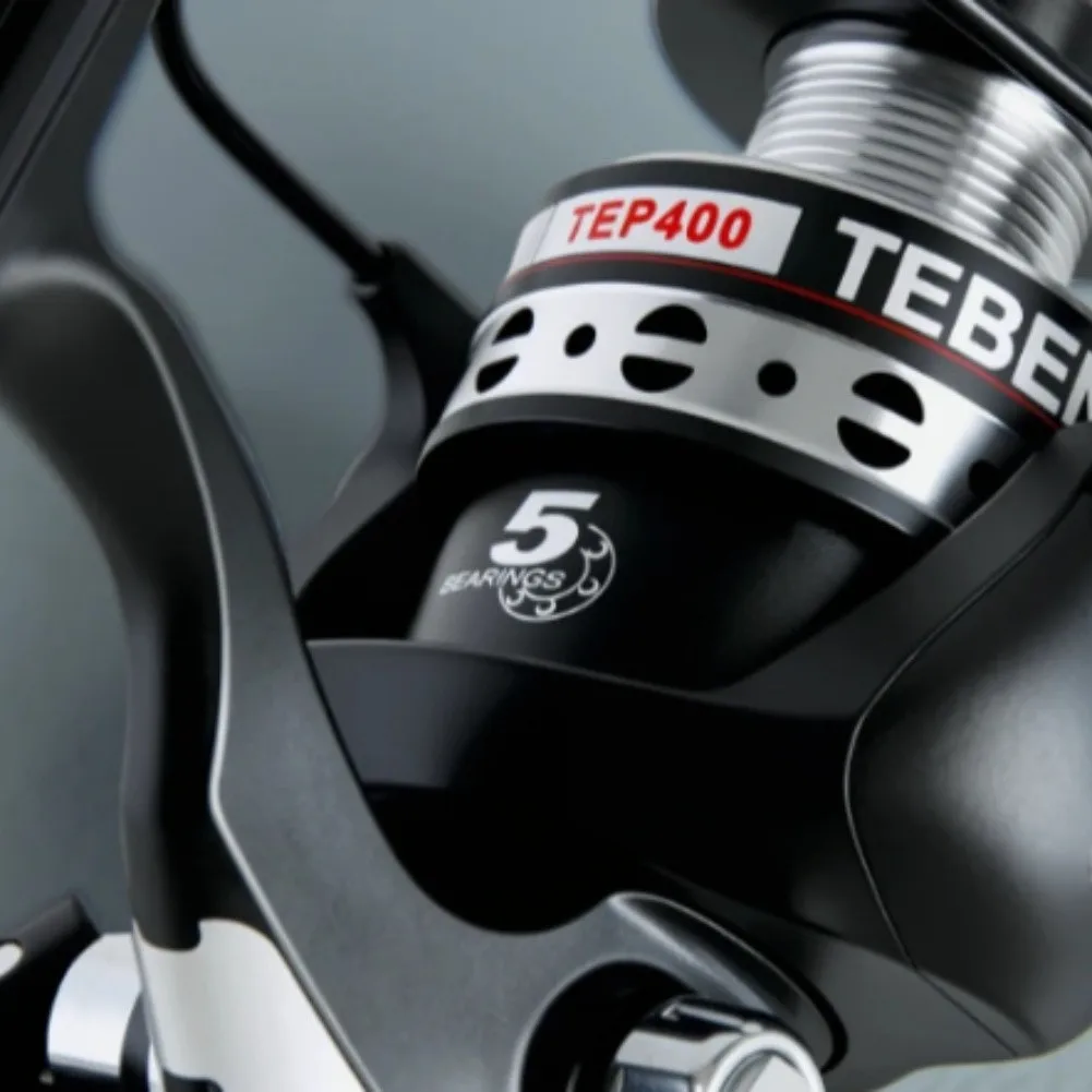 tep400-fishing-reel-52-1-gear-ratio-5bb-bearings-metal-spool-oversized-drag-knob-smooth-retrieval-for-freshwater-fishing