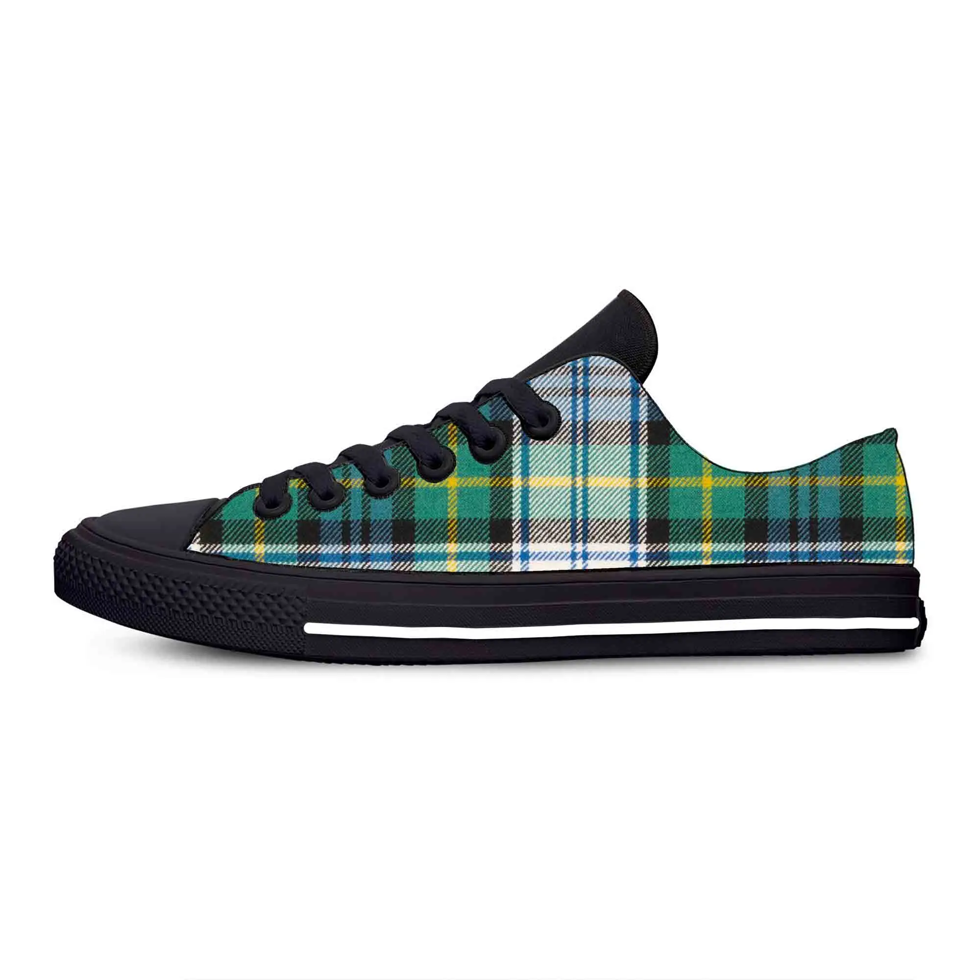 Hot Cool Gordon Tartan Plaid Scottish Stewart Aesthetic Casual Cloth Shoes Men Women Latest Sneakers Low Top Classic Board Shoes