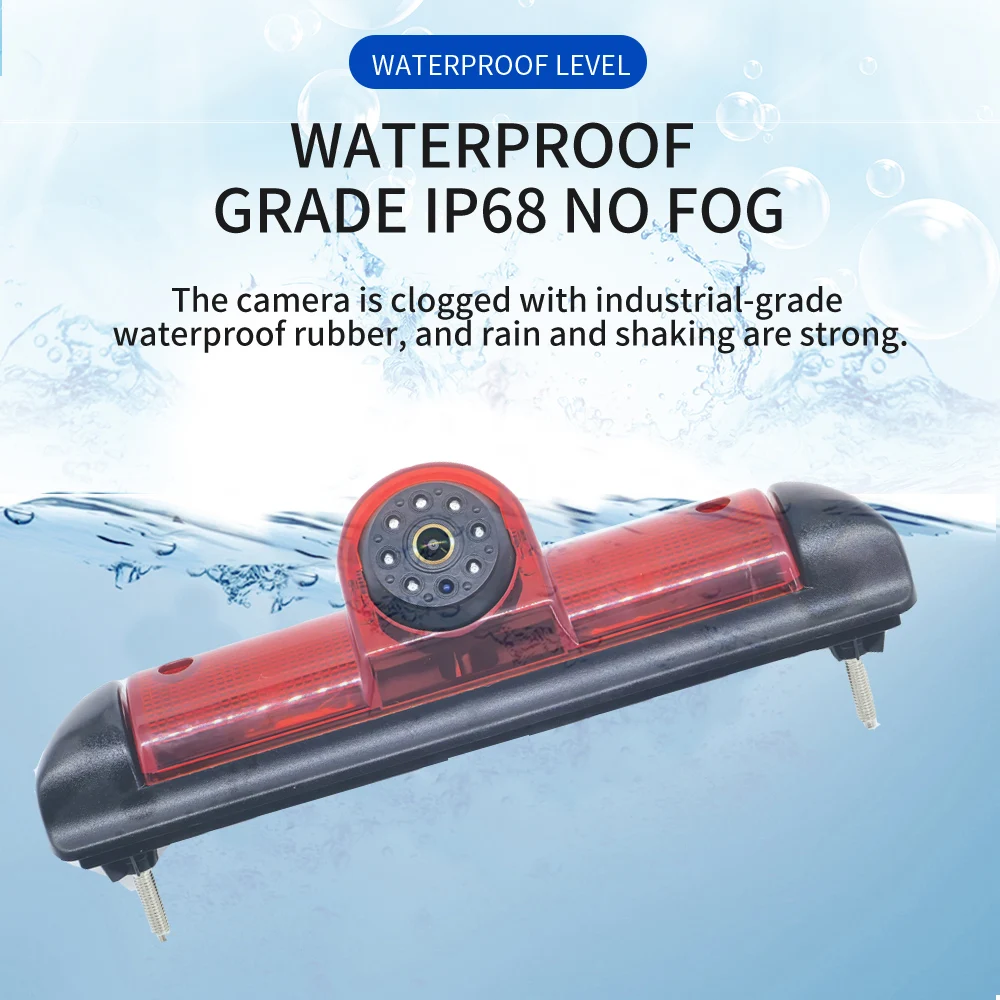 Car Parking Reversing Camera AHD1080P CVBS Switchable 940 IR Night Vision Waterproof Brake Light Backup Camera for Fiat Ducato C