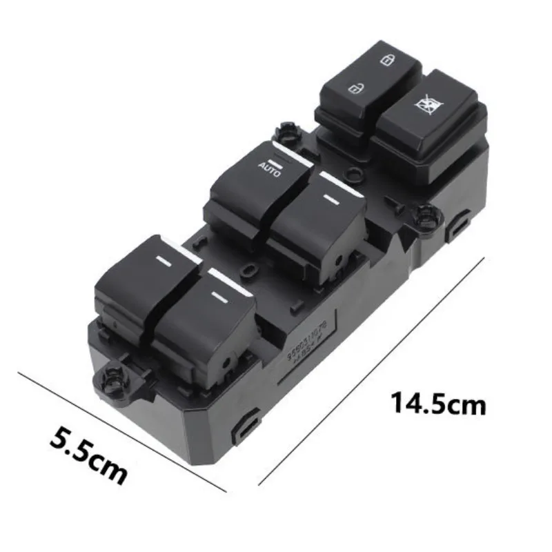93571-D3000 93571D3000 Hauptschalter für elektrische Fensterheber vorne links (Fahrerseite) für Hyundai Tucson 2016-2018 Autozubehör – Detail 3