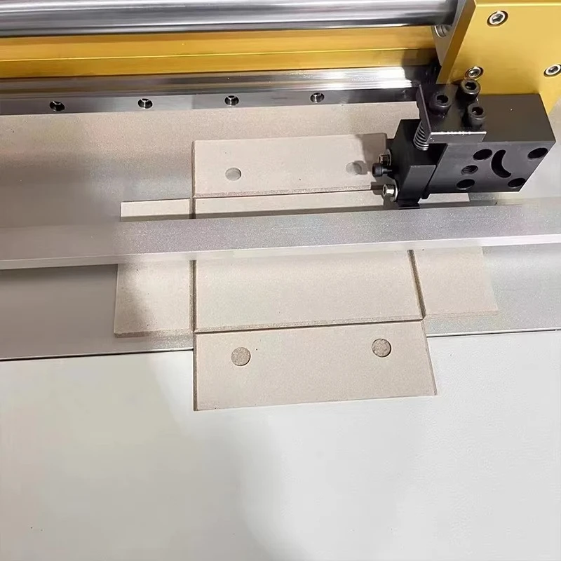 Máquina manual de entalhe de papelão em V, cortador de papel