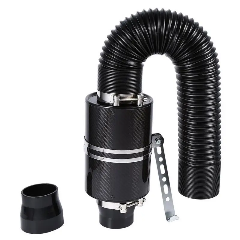 Car Cold Air Intake Kit Universal Air Filter Induction Kits Intake Pipe With Hose For Acceleration Increasing Car Accessories