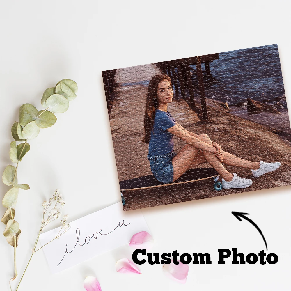 Diy Personalized Poster Jigsaw puzzle For Kids Toy Girlfriend Gift Custom DIY Personalised Photo Portrait Puzzles