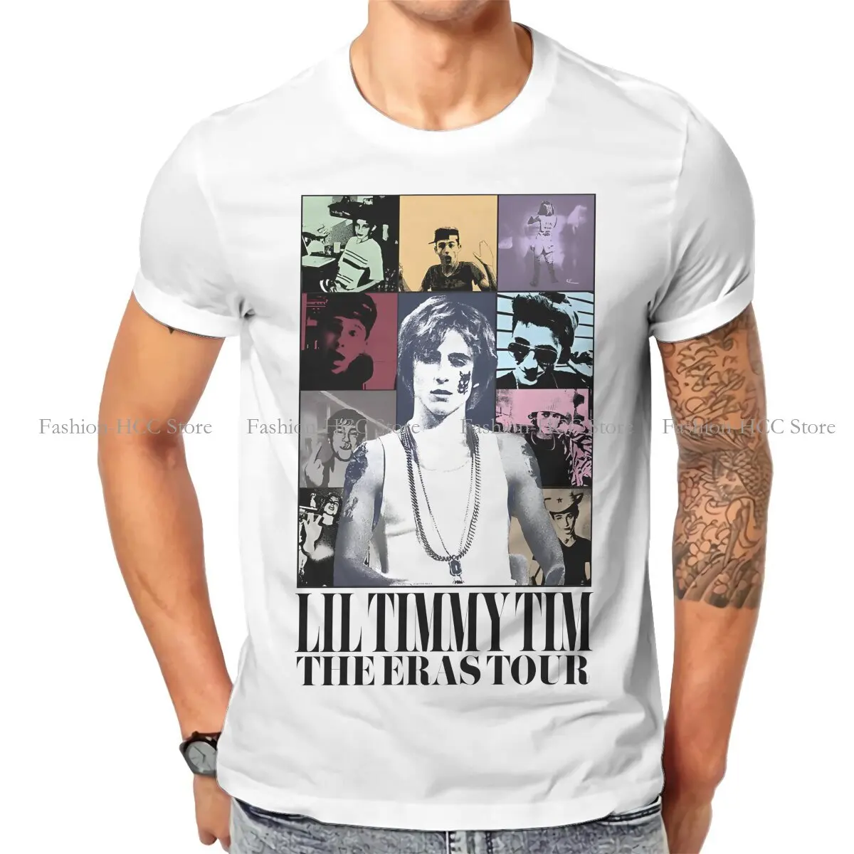 Lil Timmy Tim Eras Tour Unique TShirt Timothée Chalamet Top Quality Creative Gift Idea  T Shirt Short Sleeve