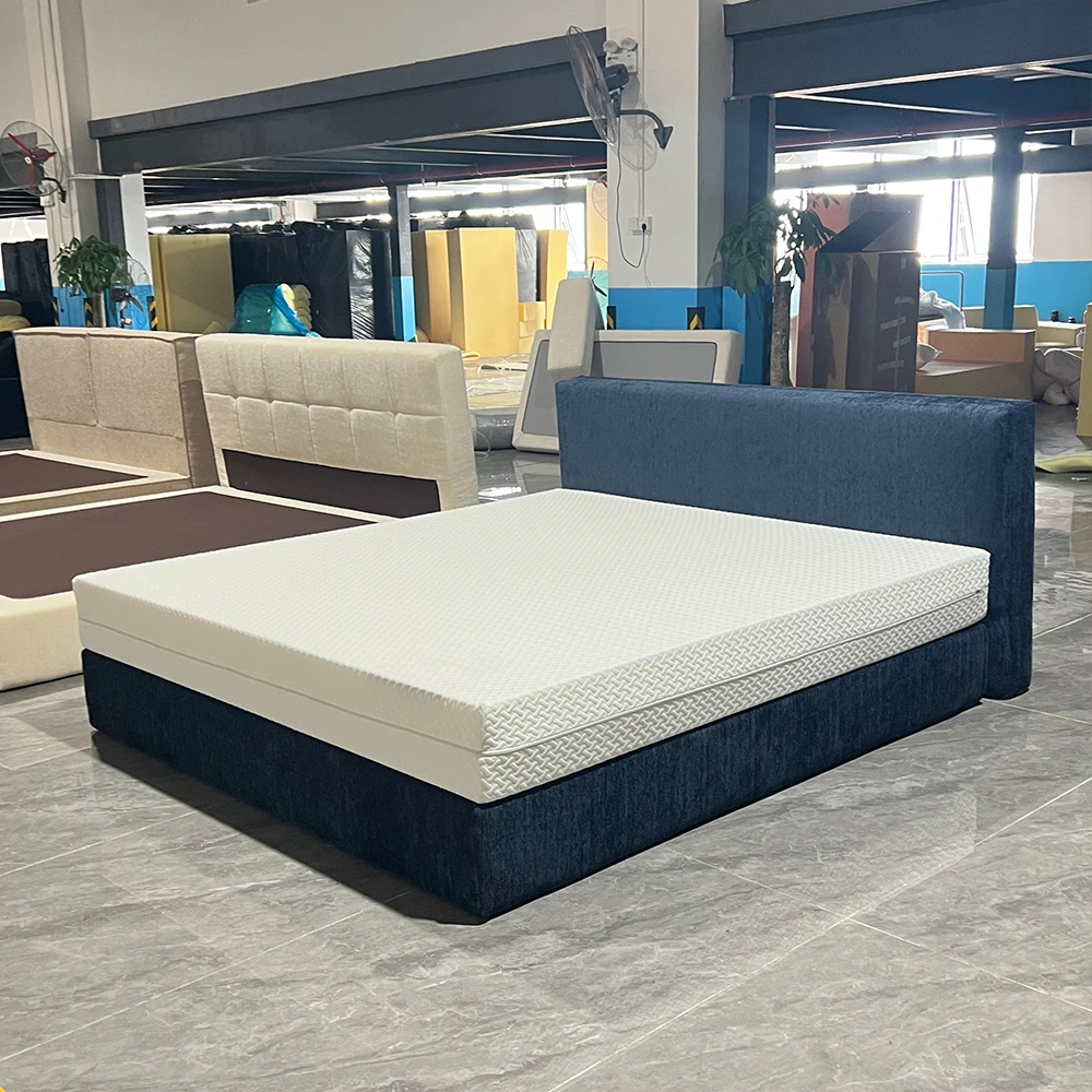 Vacuum Sealed High Density Pure Sponge Fabric Space Saving Quick Expansion Low Shipping Cost Compressed Modular Bed in a Box