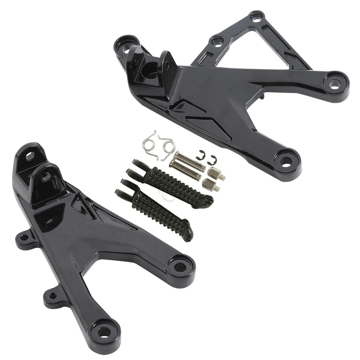 Driver Foot Pegs Footrest Bracket Set For Yamaha YZF R1/YZF R1S 2023 2022 2021 2019 2018 2017 2016 2015 Motorcycle Accessories