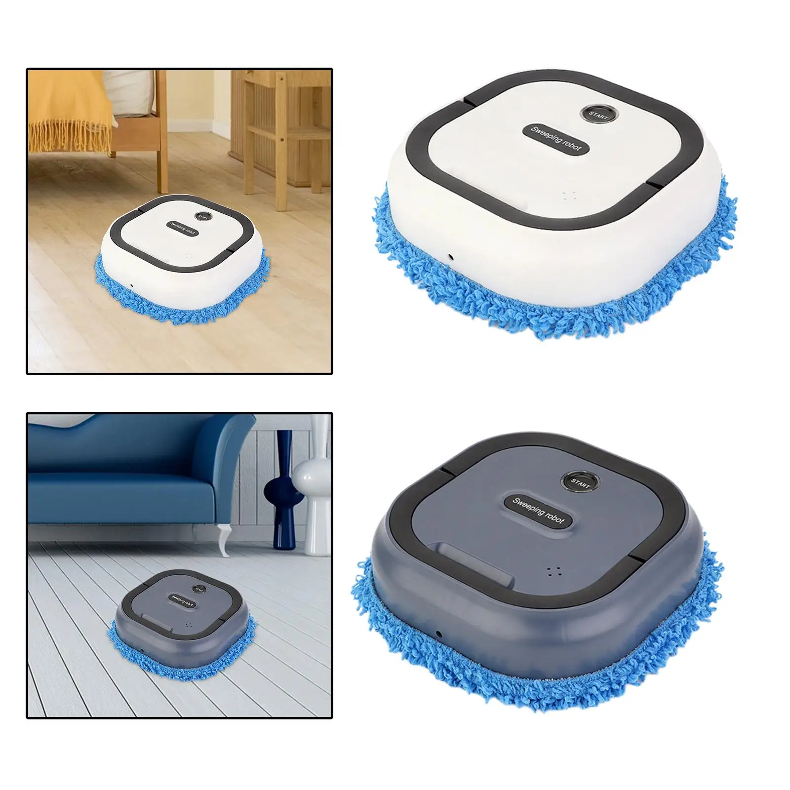 Household leer, USB Rechargeable Room Cleing Vacuums Robot for Bedroom Sofa