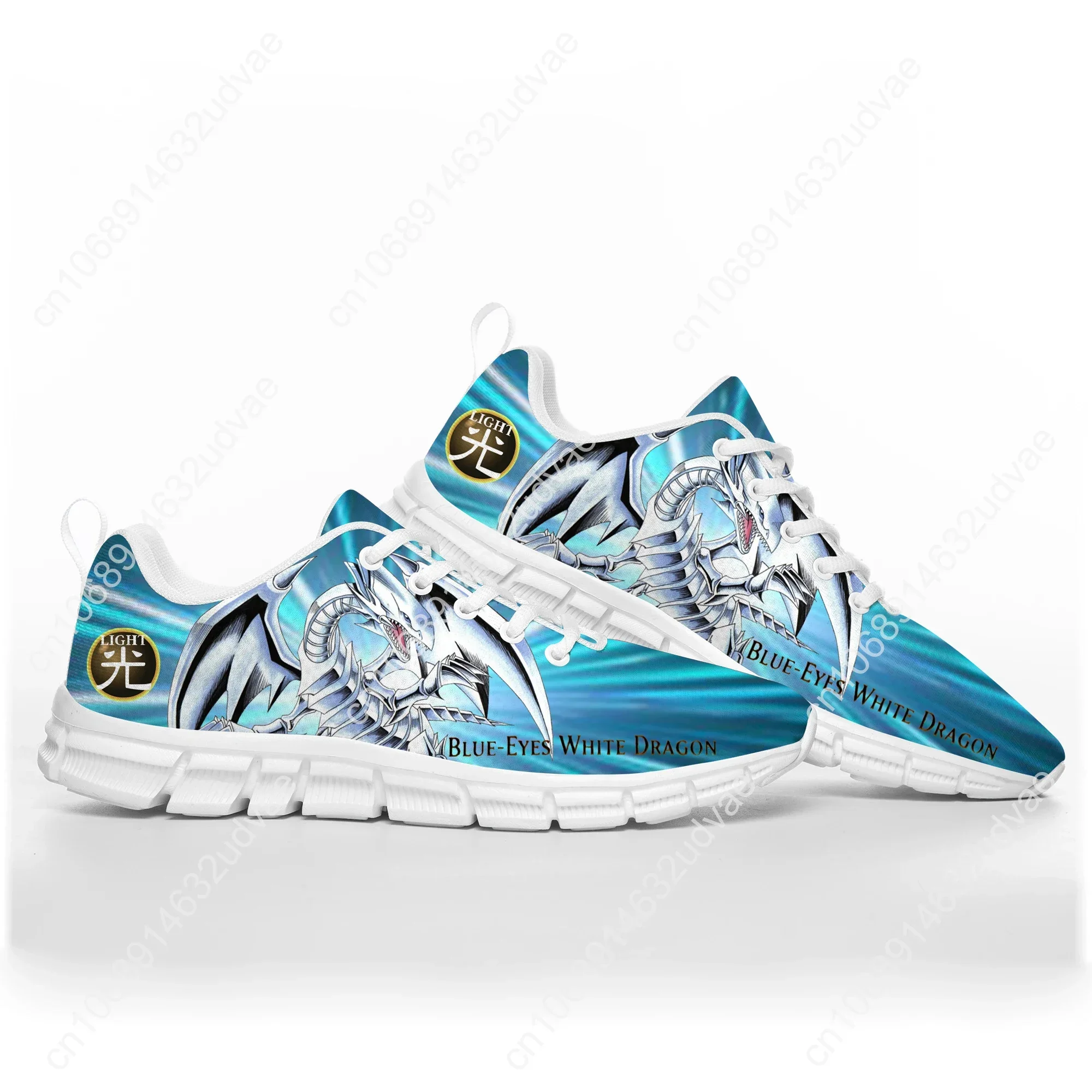 Yu-Gi-Oh Seto Kaiba Blue Eyes White Dragon Sports Shoes Mens Womens Teenager Kids Children Sneakers Casual Custom Couple Shoes