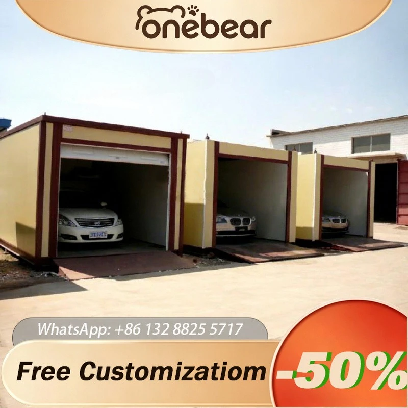 

Any Size Custom Warehouse Integrated Assembled Container House Mobile Parking Shed Durable Outdoor Storage Building For HomeYard