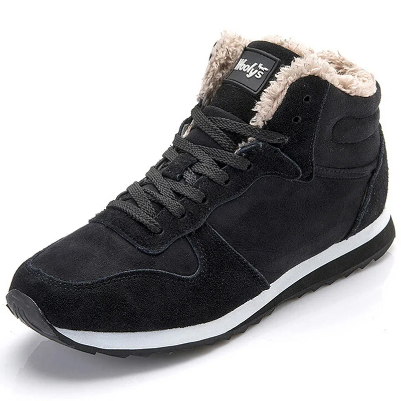 Women Shoes Women\'s Fur Shoes For Winter Sneakers Couple Winter Shoes Unisex Casual Sneaker Female Footwear Tennis Plus Size 46