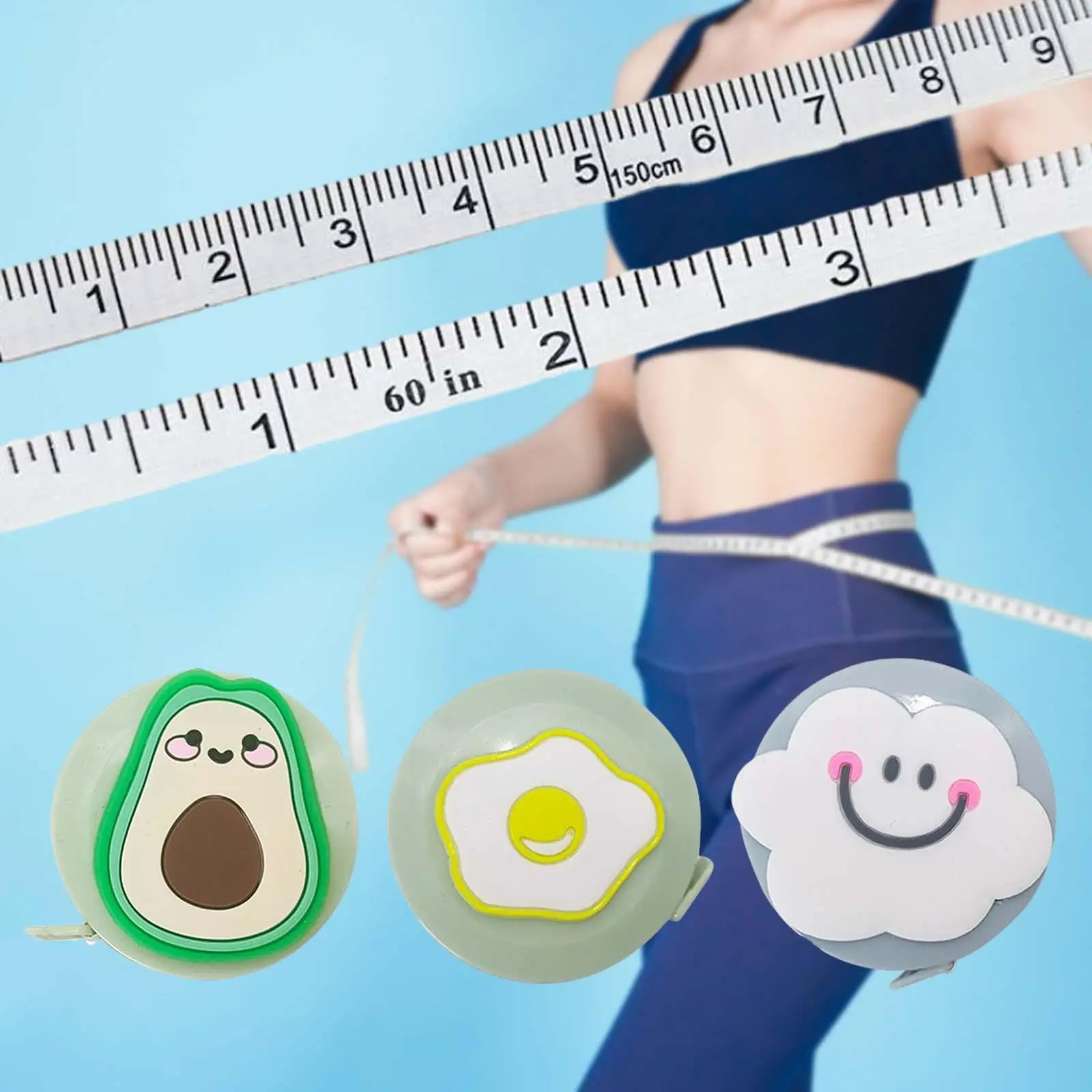 Multifunctional Measuring Tape, Body Measurement for Knitting Bust