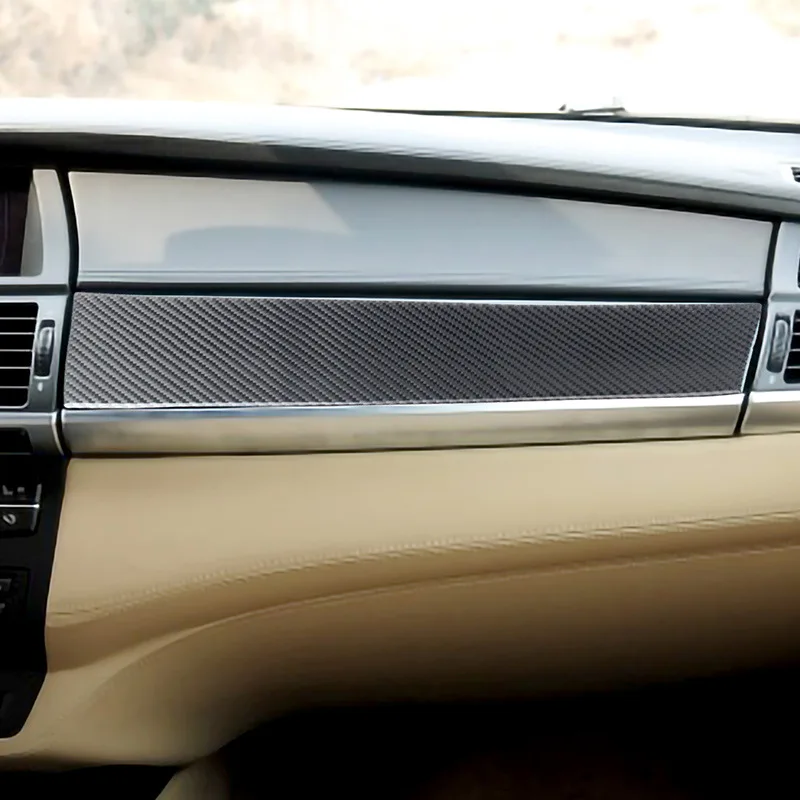 For BMW X5X6e70-e71 Carbon Fiber Passenger Center Control Panel Interior Modification Accessories