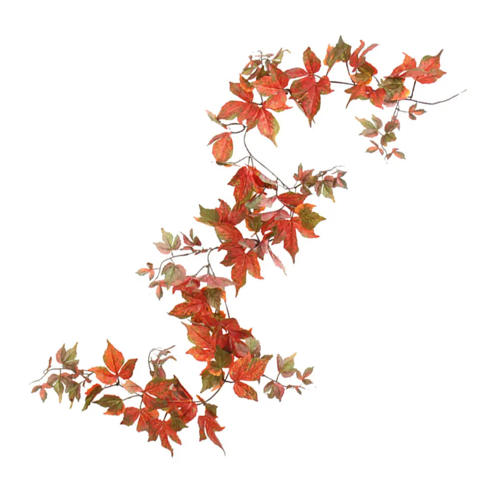 

1.8m Artificial Maple Leaf Garland Realistic Hanging Decor Wedding Party Home Garden Office Maple Leaf