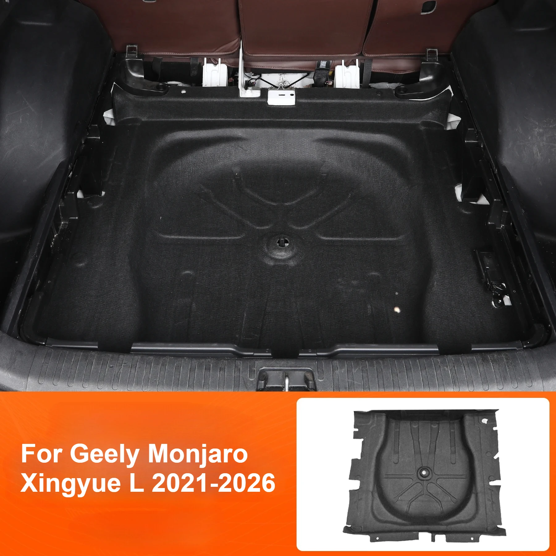 

For Geely Monjaro Xingyue L 2021-2026 Trunk Soundproof Cotton Shock Absorption Noise Reduction Thermal Insulation Accessories