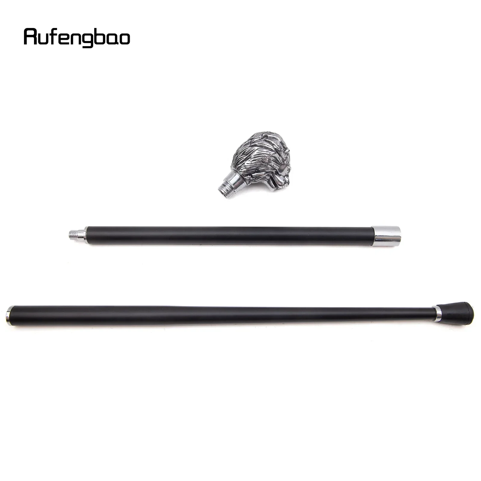 White Lion Head Handle Fashion Walking Stick For Party Decorative Walking Cane Elegant Crosier Steampunk & Everyday  91cm