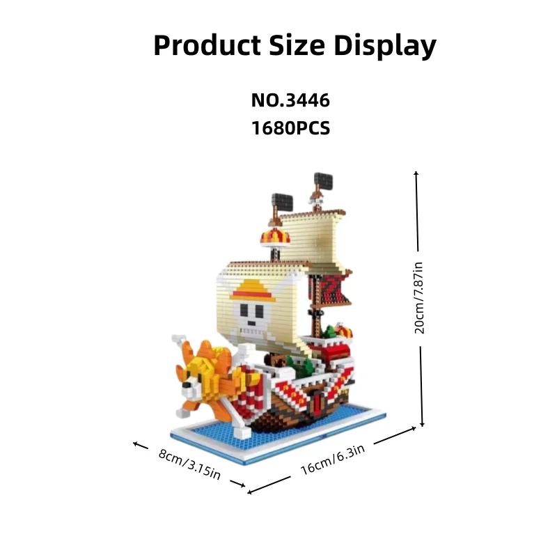 1500+ PCS Ship Building Block Toys Set - 4 Classic Cool Playable Collectible Models for Holiday Gift view 5