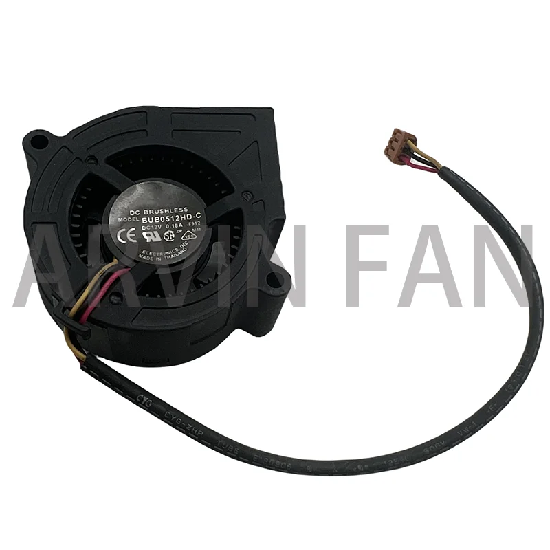 

Original BUB0512HD-C 5cm 5020 DC DC12V 0.18A Three Lines 3-Pin For EP6127A Projector Turbo Blower Fan