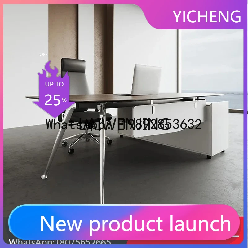 LYY  boss president desk single office manager office supervisor desk