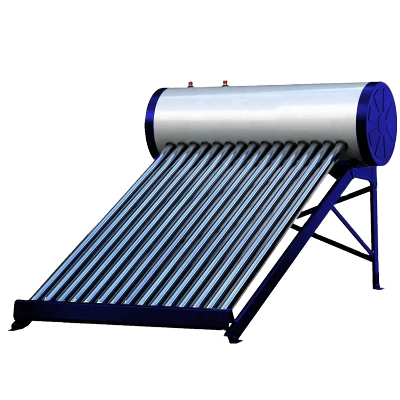System Non-Pressure Evacuated Tube Prototype with Direct-Plug Connection Freestanding Household Solar Water Heater