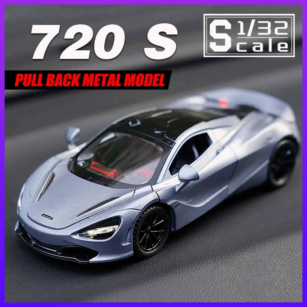 

1:32 McLaren 720S Supercar Metal Diecast Alloy Toys Cars Models For Boys Children Kids Toy Vehicles Hobby Collection