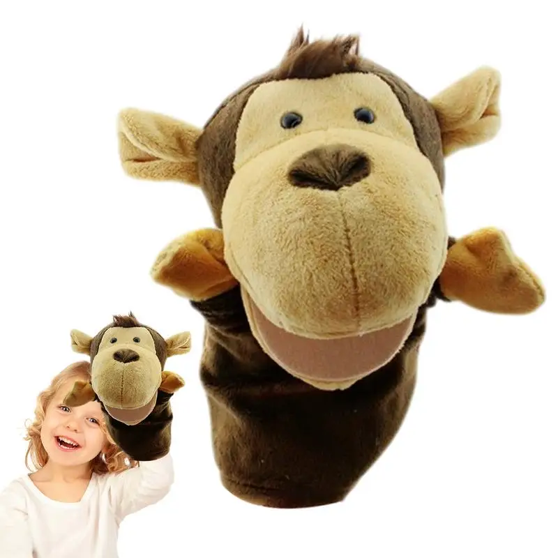 

Plush Animal Puppets Soft Plush Puppets Adorable Funny Creative Washable Interactive Soft Animal Puppets With Working Mouth