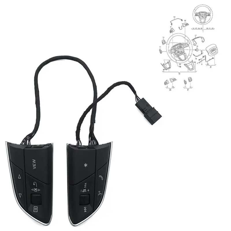 A13F-For Q7 2020- Multifunction Steering Wheel Control Switch / Control Buttons 4M8951523 4M8 951 523