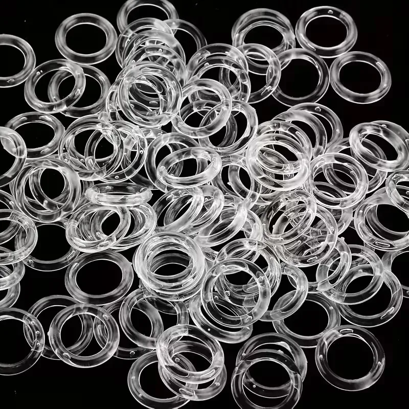 2026New Wind Chime Top Ring Set Transparent Acrylic O-Shaped Rings for DIY Wind Chime Crafting  Suitable for Outdoor Home Garden