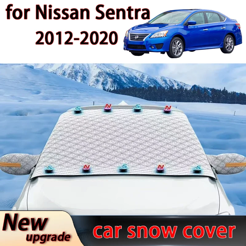 

Car Snow Shield Shade for Nissan Sentra 2012-2020 Outdoor Winter Front Windshield Window Freeze Frost Cover Sunshade Accessories