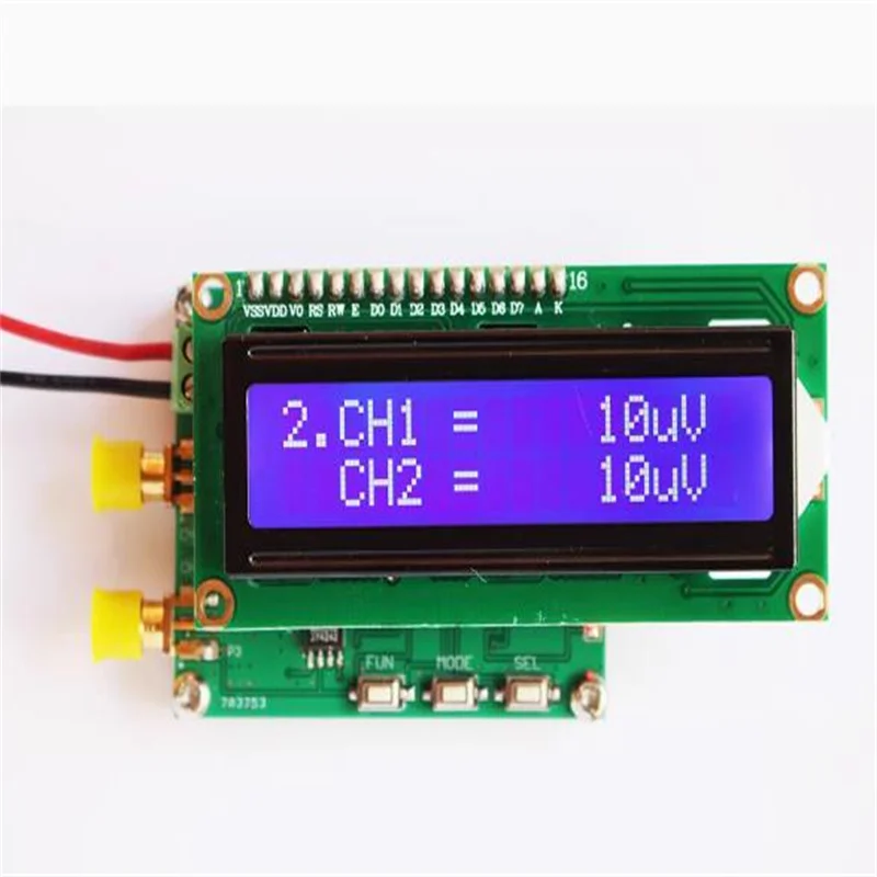 50Hz to 500MHz dual channel RF power meter