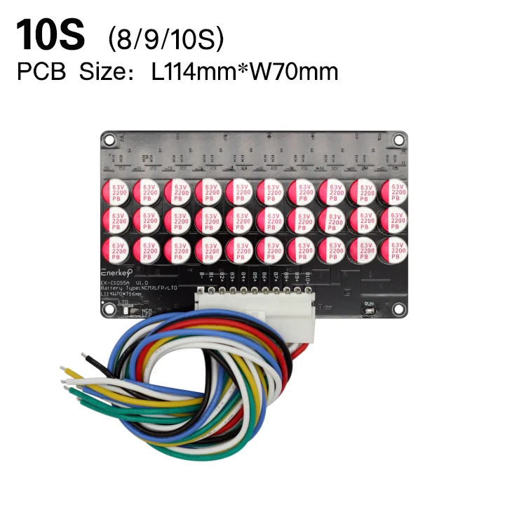 Enerkey Lifepo4 Actieve Equalizer Balancer 5A 3S 4S 5S 6S 7S 8S 10S 12S 14S 16S 17S 21S Lipo/Lifepo4/LTO Batterij Energiecondensator