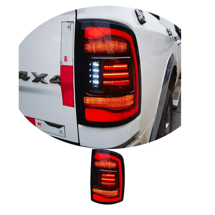 09-18 Hot Sale  Parts Car Kits Tail Light accessories taillights with running light for dodge ram 1500