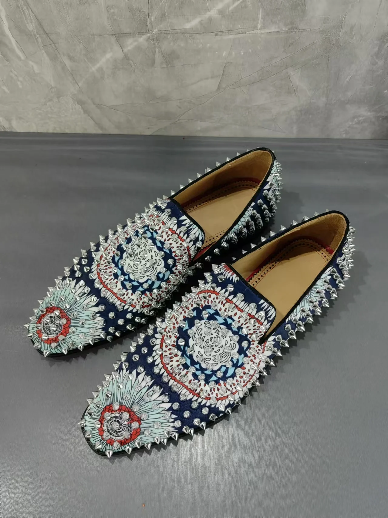 Spring Printed Round Head Men  - Loafer Slip On Men recension och pris